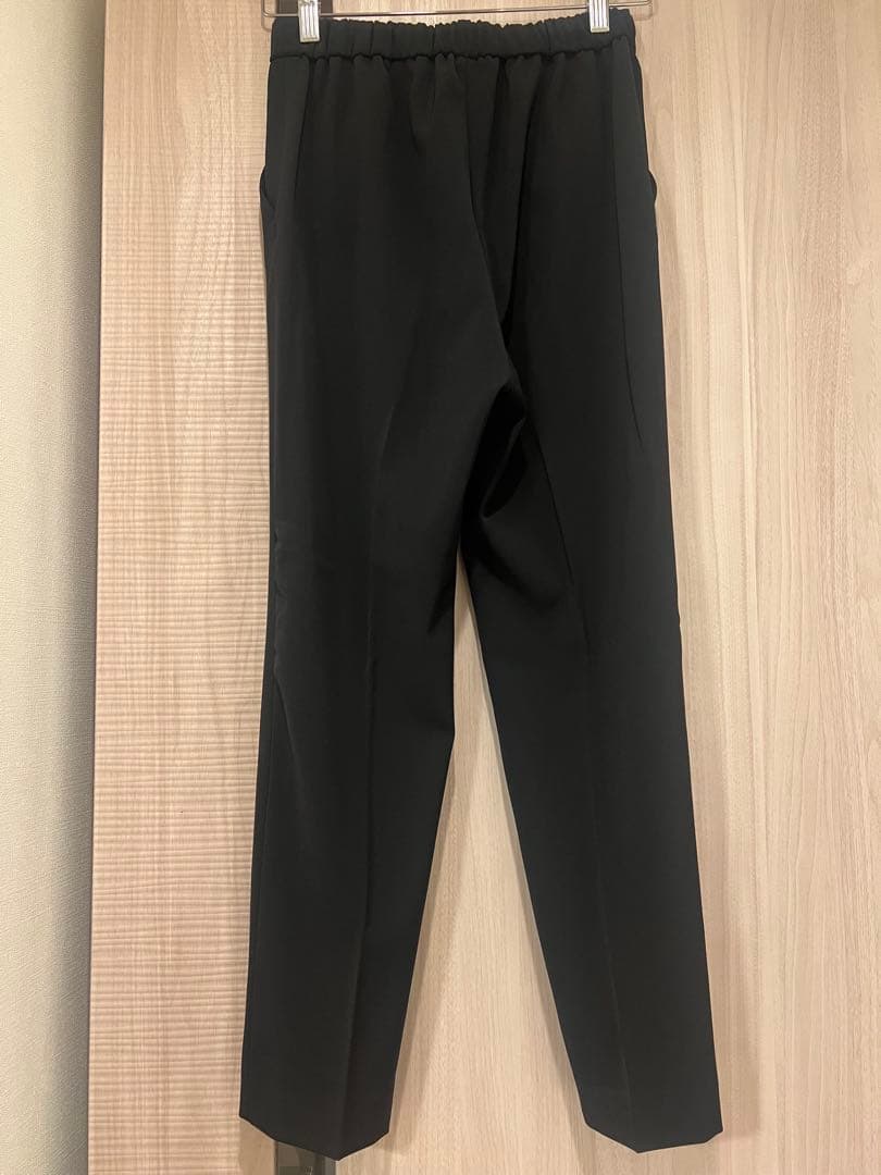 美品⭐︎yori セレモニーピンタックパンツ➕　ブラック　サイズ36