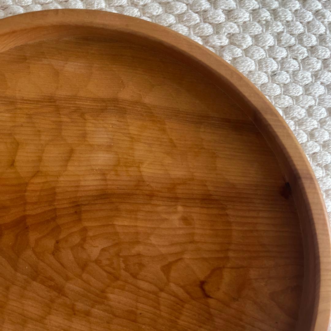cogu 盆　丸盆　プレート　トレイ　皿　木皿　作家