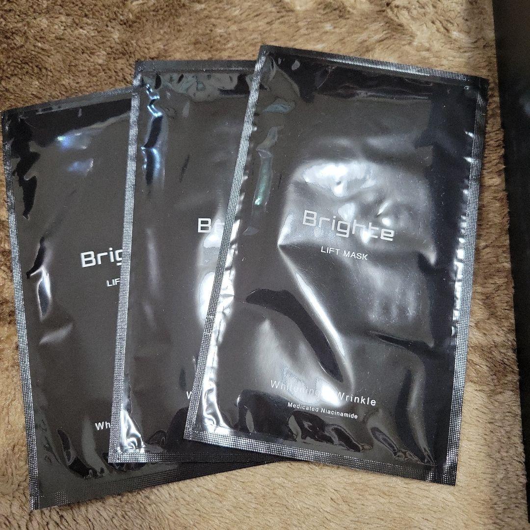 Brighte エレキブラシ シートマスク3枚つき