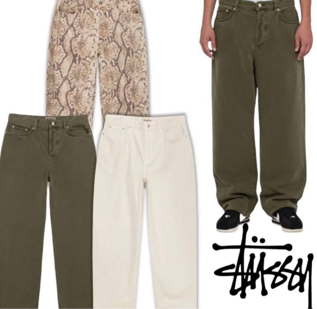 STUSSY チノパン ワークパンツ ホワイト