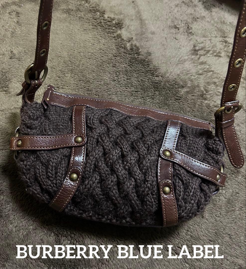 BURBERRY BLUE LABEL vintage ショルダーバッグ