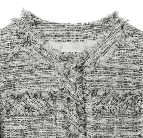 週末限定お値下げ【超美品】ESTNATION　ファンシーツイードジャケット