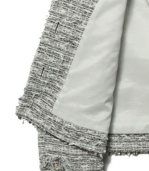 週末限定お値下げ【超美品】ESTNATION　ファンシーツイードジャケット