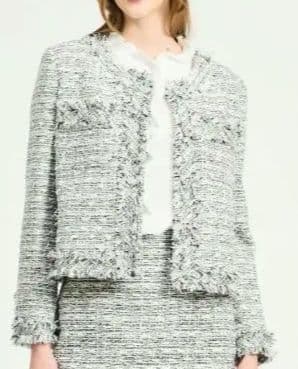 週末限定お値下げ【超美品】ESTNATION　ファンシーツイードジャケット