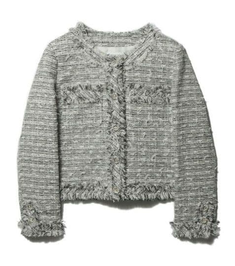 週末限定お値下げ【超美品】ESTNATION　ファンシーツイードジャケット