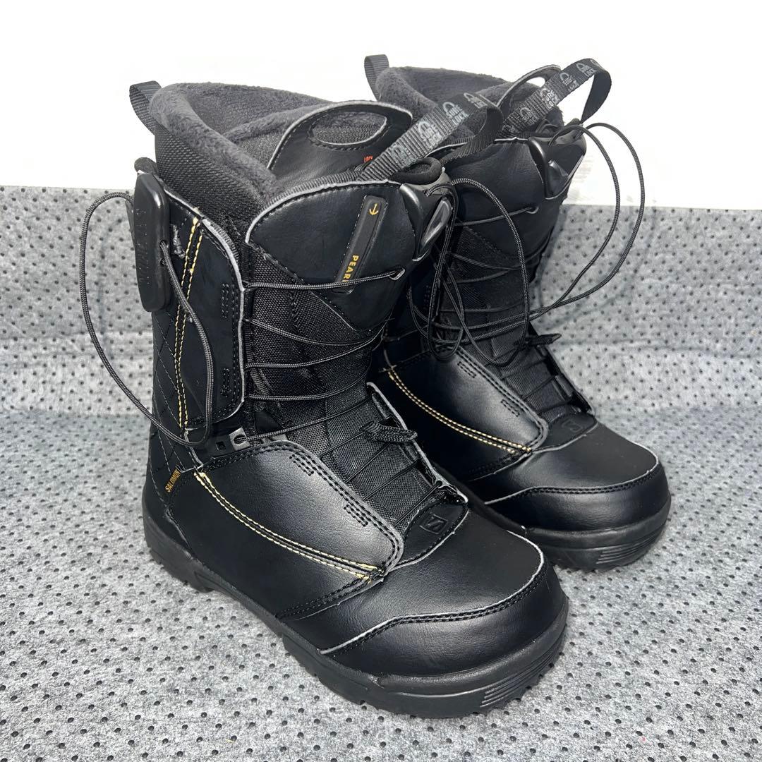 数回使用 23cm レディース SALOMON PEARL スノーボードブーツ