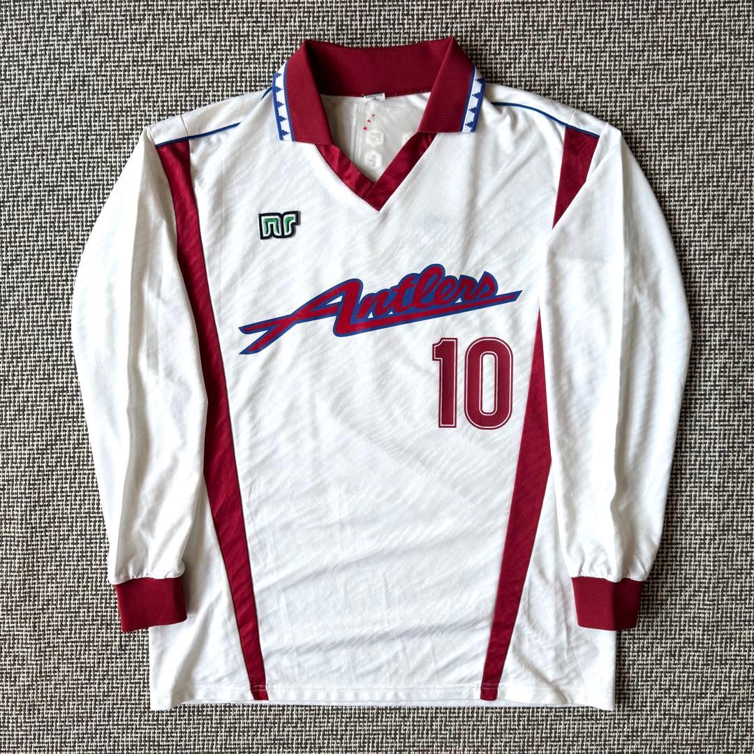 【希少アウェイ・長袖】ジーコ＃１０ 鹿島アントラーズ ９２/９３（A）CUP戦