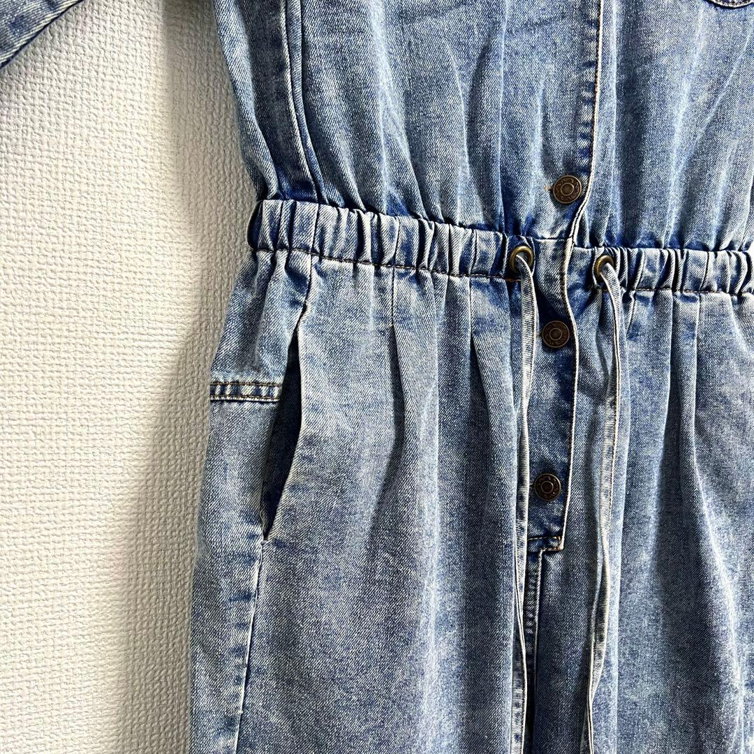 peco club ケミカルデニム ジャンプスーツ　オーバーオール　ペコクラブ