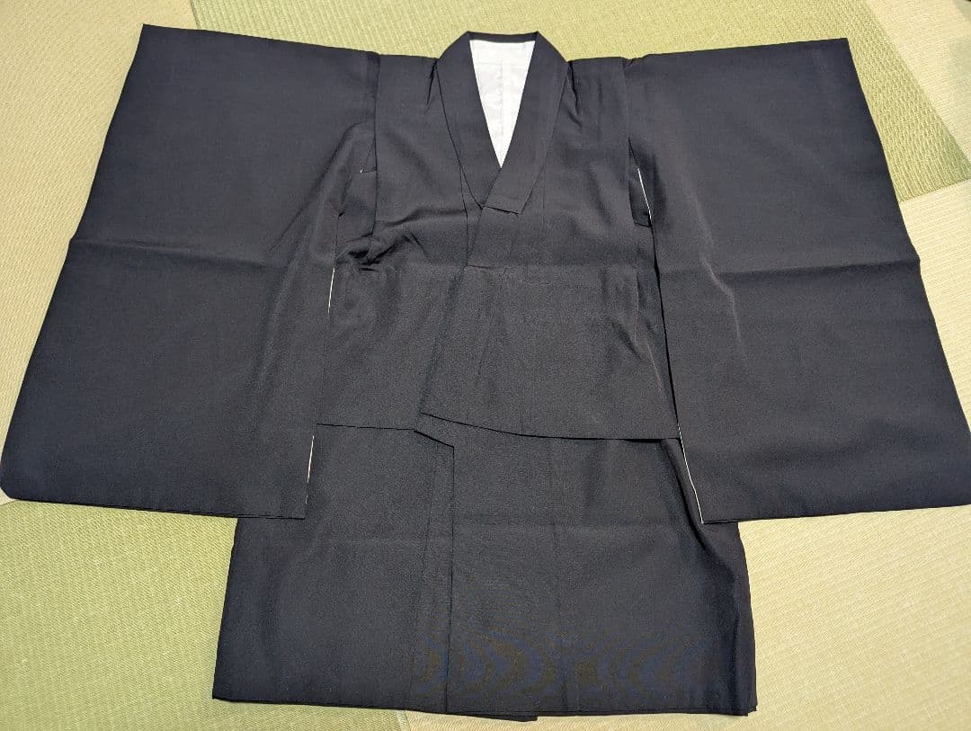 七五三 着物　セット　 黒と白 鷲柄　5歳