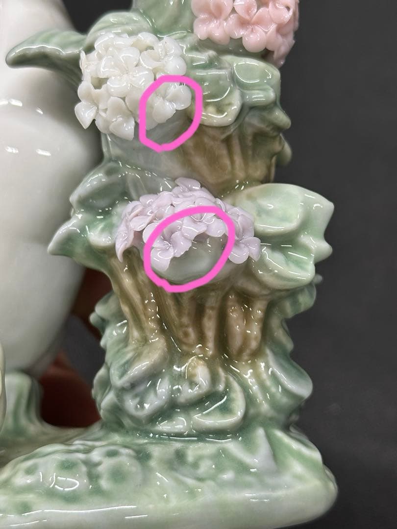 【美品】LLADRO リヤドロ　1439 カタツムリ　アヒル　フィギュリン