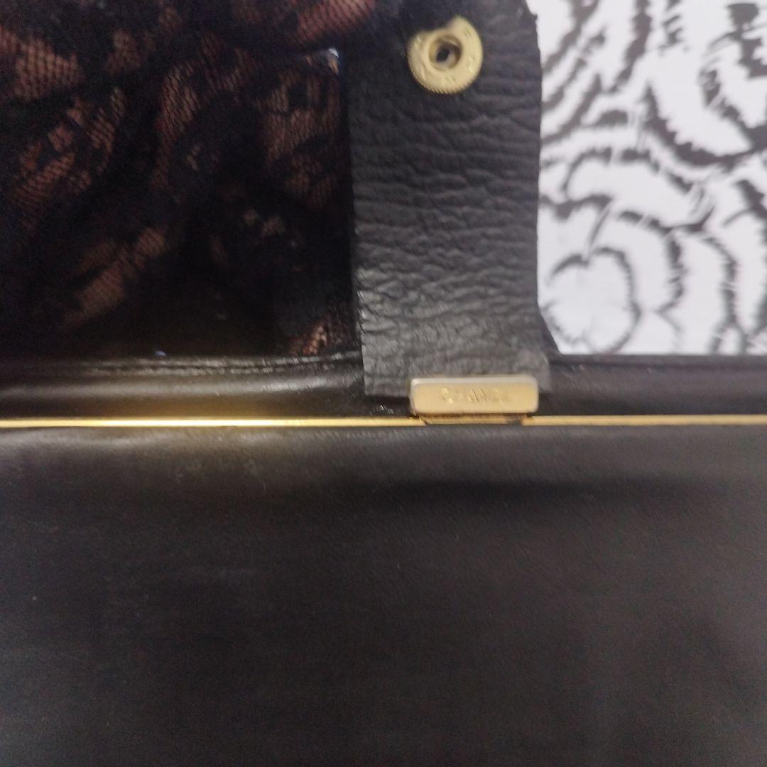 シャネル　がま口財布　キャビア