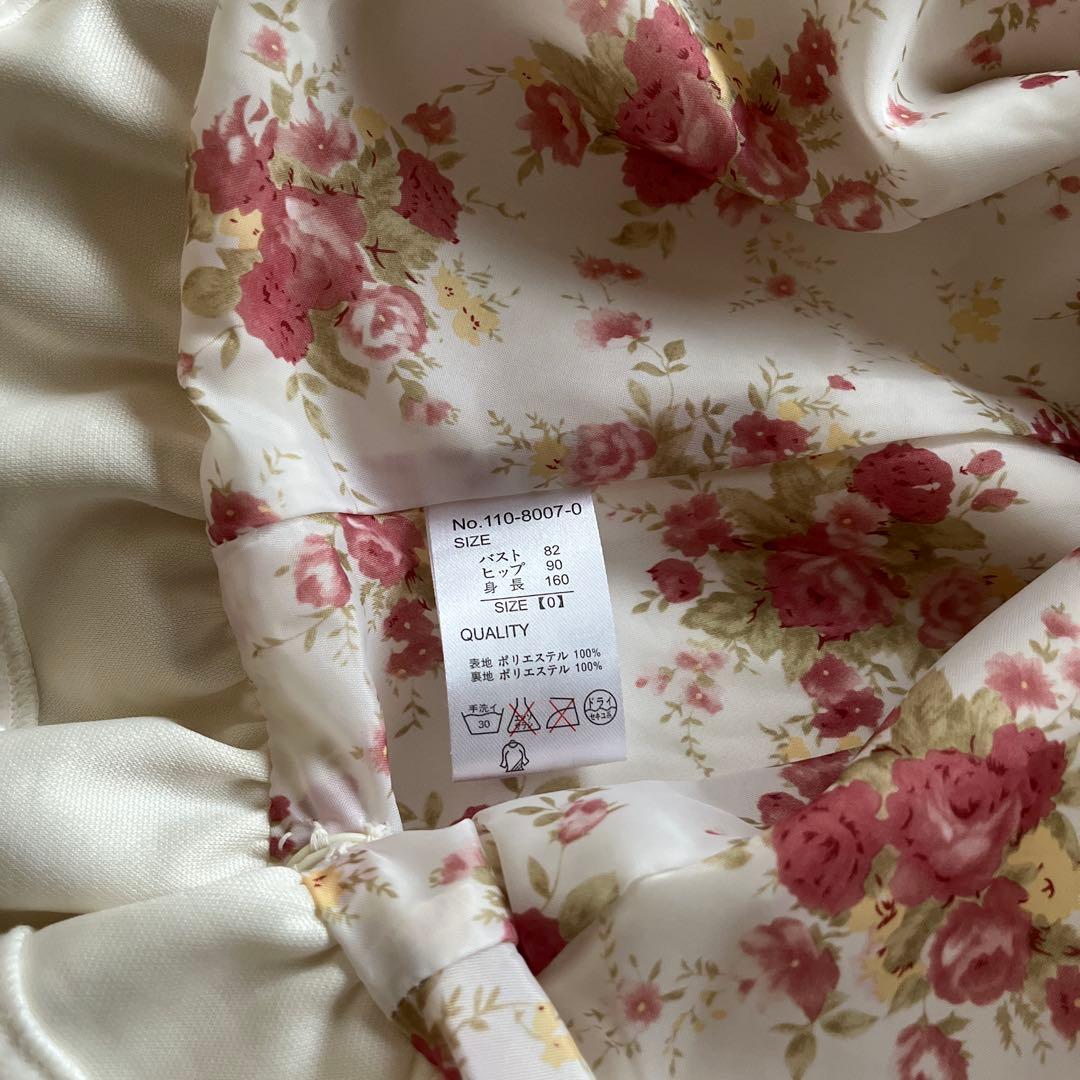 【姫系♡極美品】LIZ LISA リボン付きフリルポンチョコート ホワイト