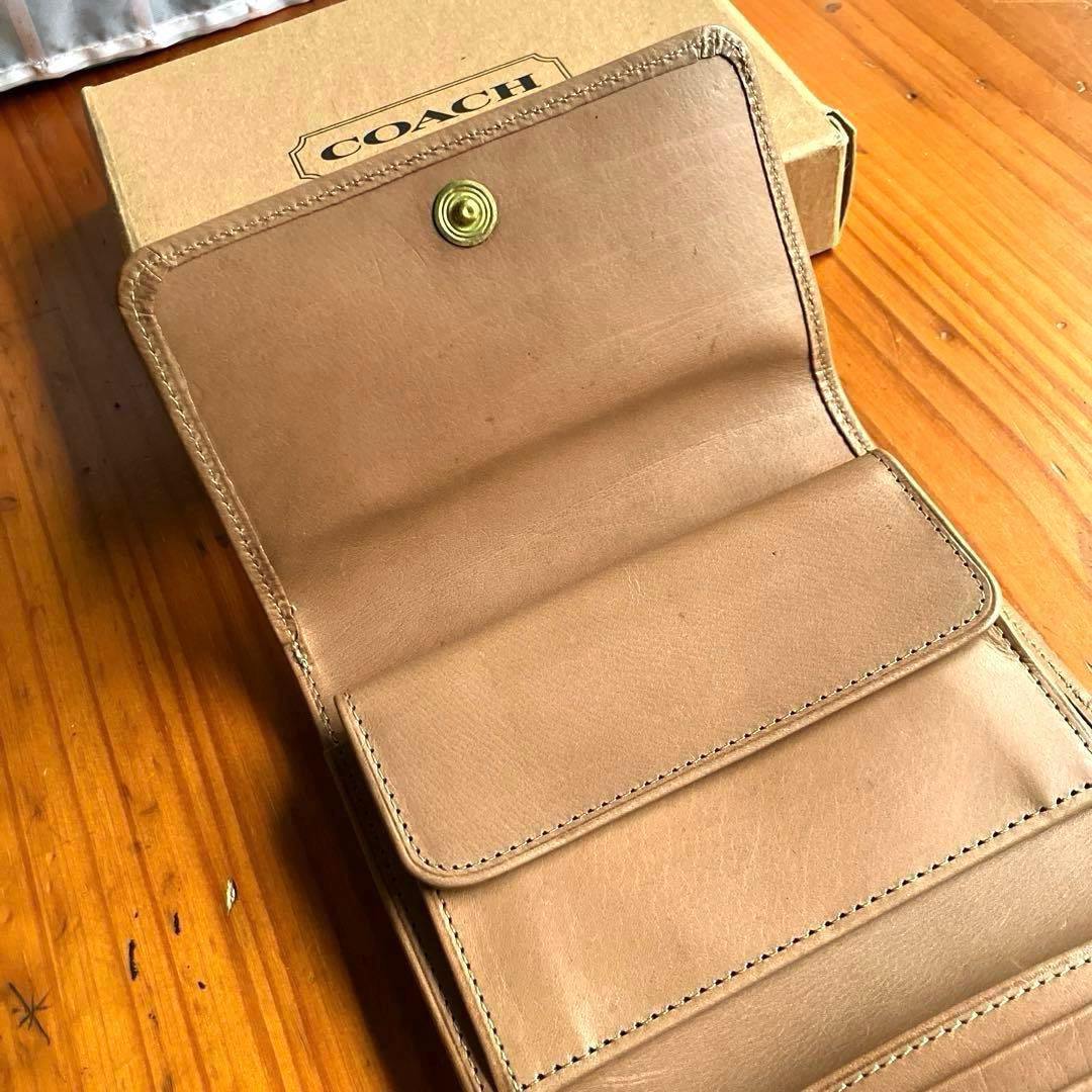 オールドコーチvintage コーチ　三つ折り財布