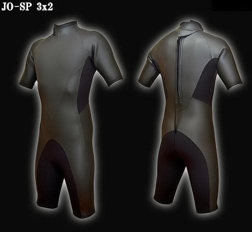 日本製★3×2mm　スプリング/バックジップ　ウェットスーツ/サーフィン