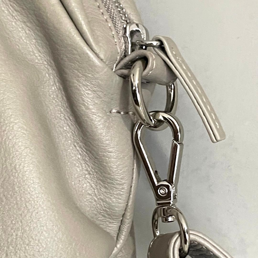 美品✨ear PAPILLONNER　レザーフラップ2WAYバッグ　Lサイズ