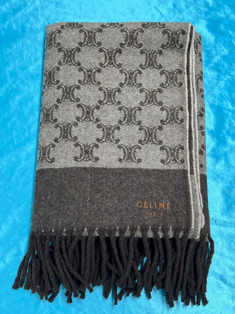 H*u様 ヴィンテージ　セリーヌ　マカダム柄ブランケットマフラー