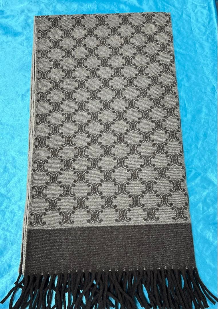 H*u様 ヴィンテージ　セリーヌ　マカダム柄ブランケットマフラー
