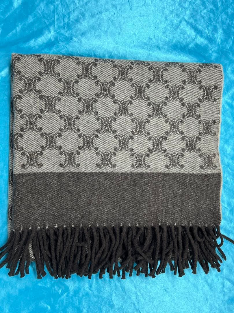 H*u様 ヴィンテージ　セリーヌ　マカダム柄ブランケットマフラー