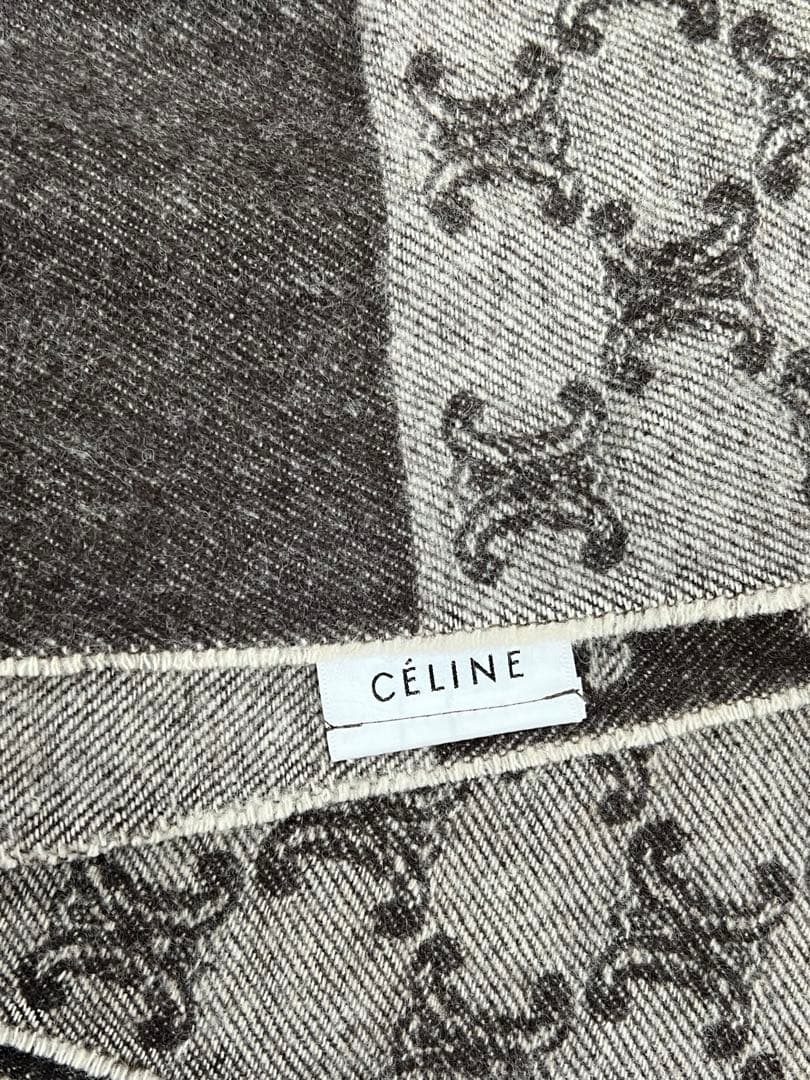 H*u様 ヴィンテージ　セリーヌ　マカダム柄ブランケットマフラー