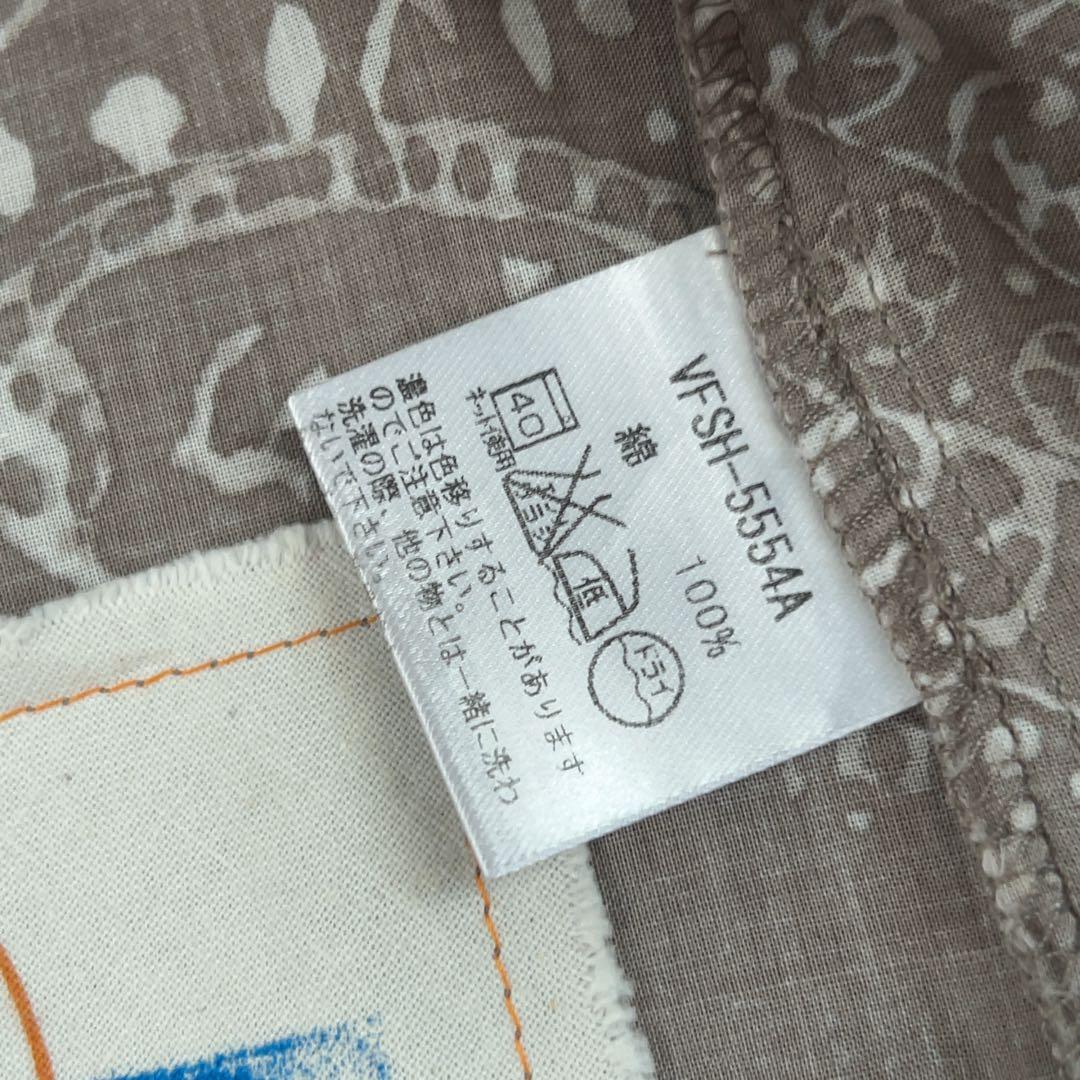 vm ヴーム　ノースリーブ　シャツ　ペイズリー柄