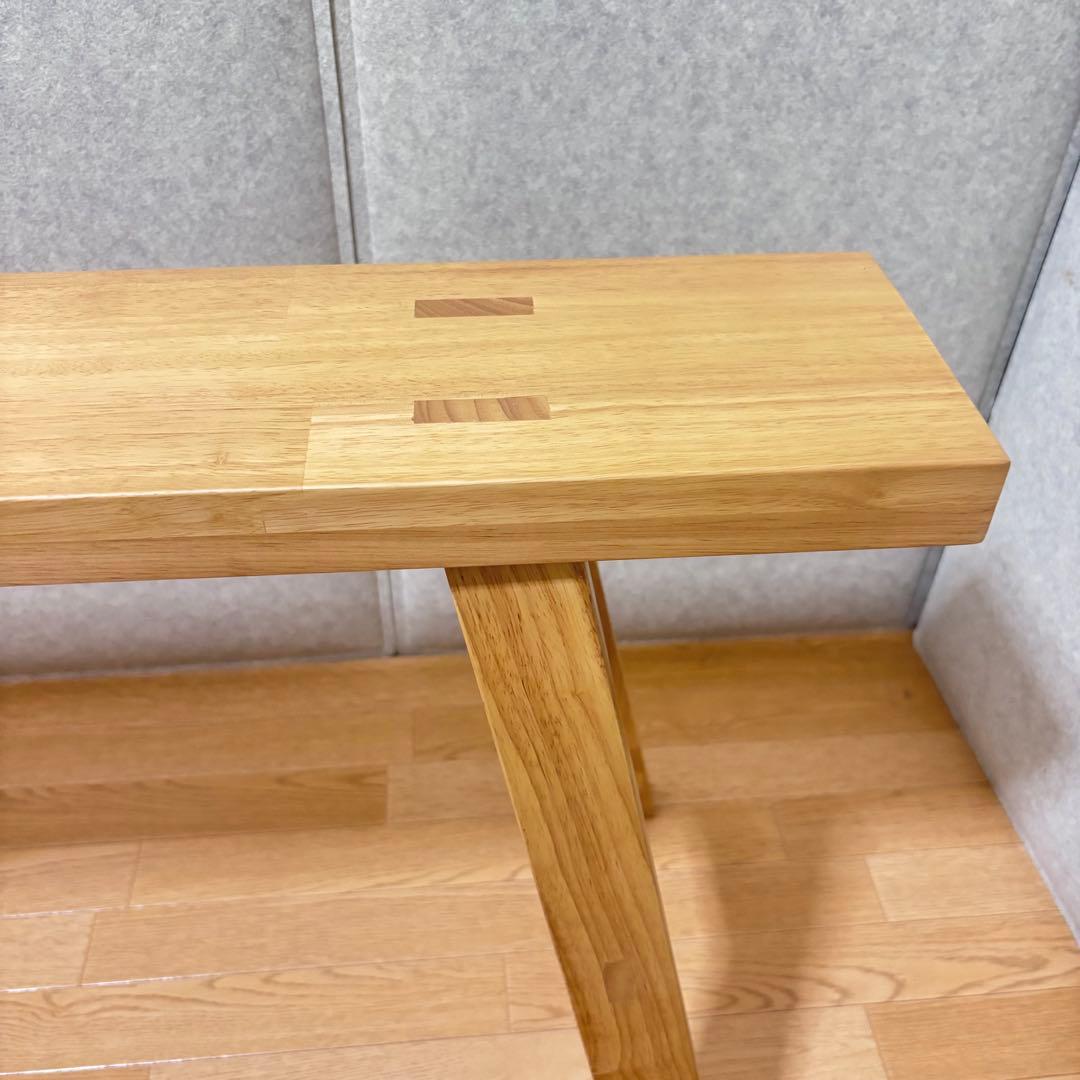 ■【綺麗】 スツール 無印 木製ベンチ 大 MUJI