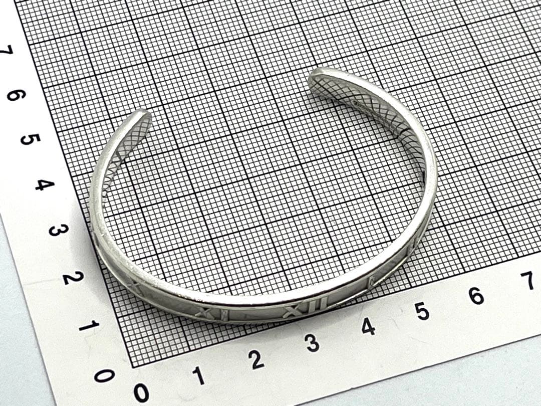 h609 美品　ティファニー　1995 アトラス　バングル　925 ブレスレット