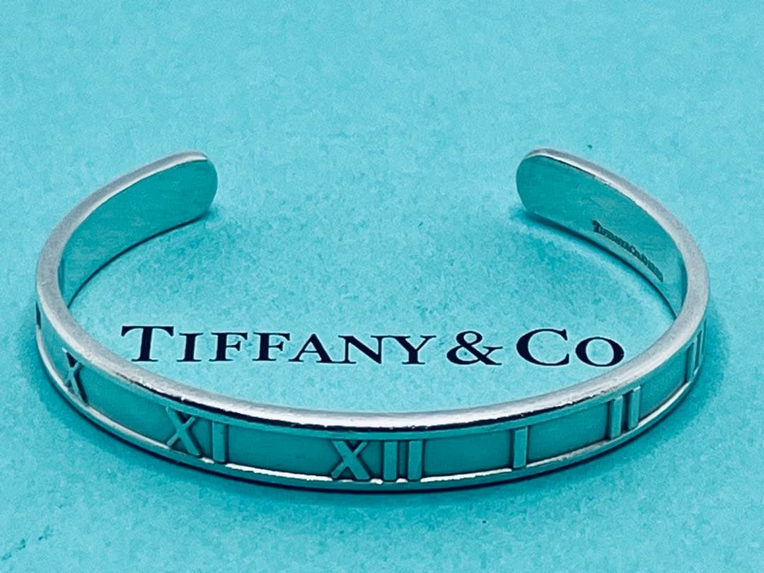 h609 美品　ティファニー　1995 アトラス　バングル　925 ブレスレット