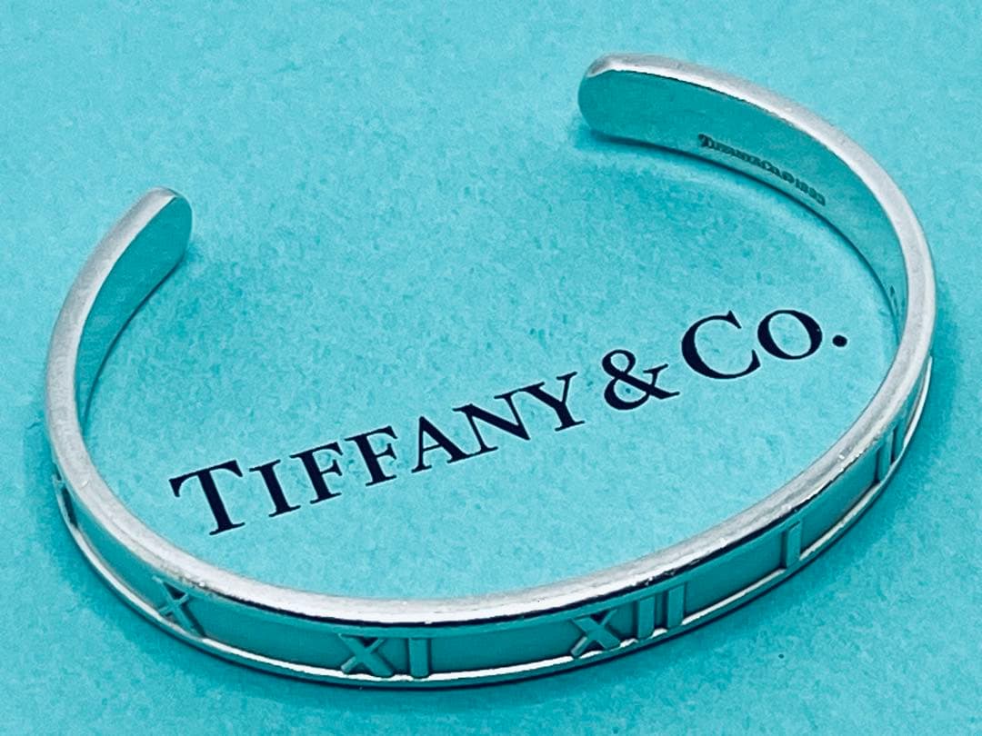 h609 美品　ティファニー　1995 アトラス　バングル　925 ブレスレット