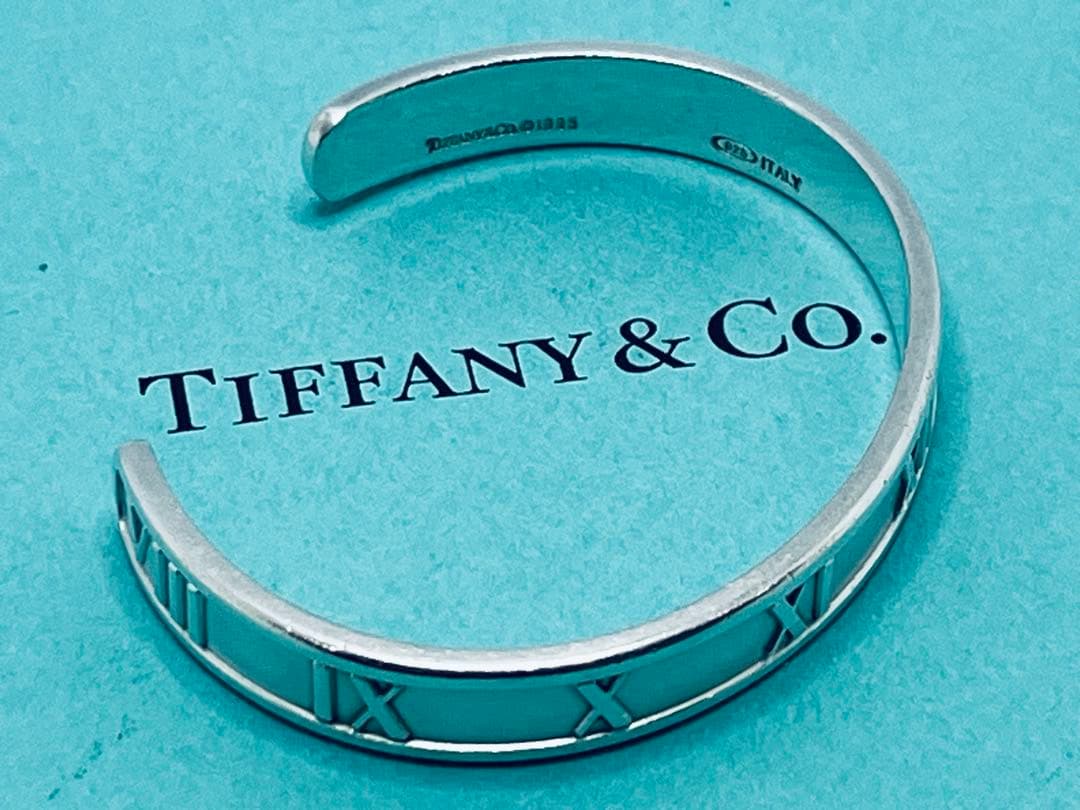 h609 美品　ティファニー　1995 アトラス　バングル　925 ブレスレット