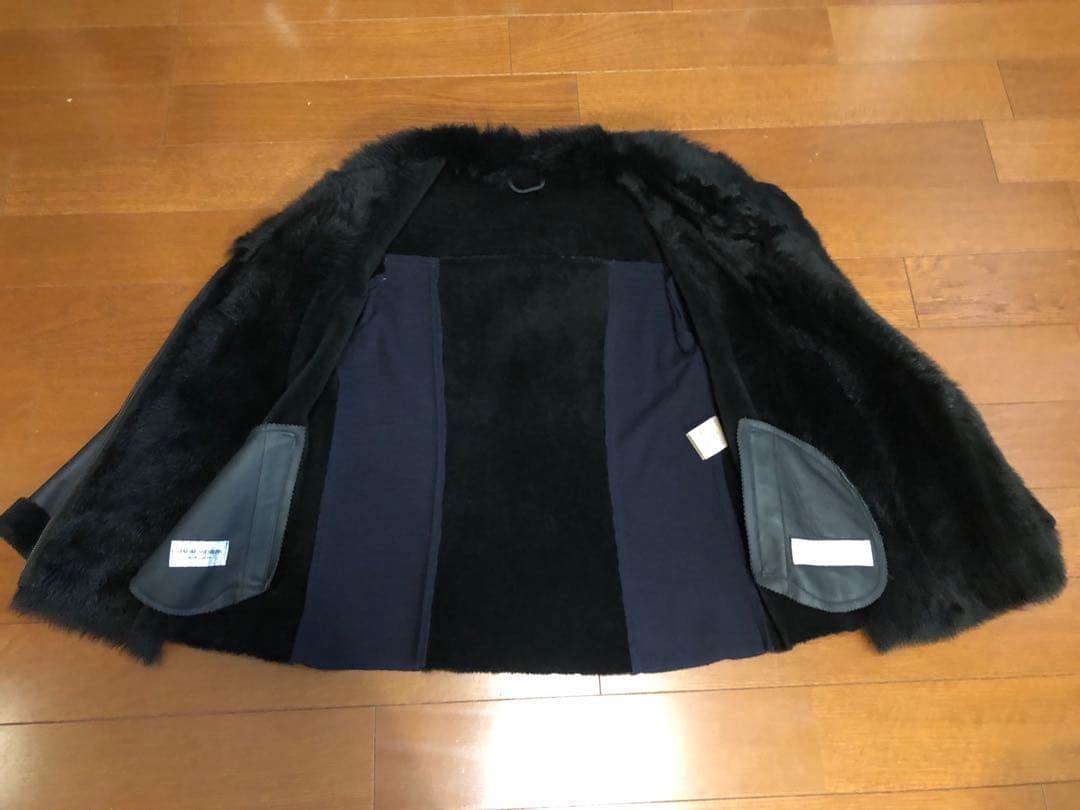 2/15限定❗️PLAIN PEOPLE レザー&カシミア混ニット　ジャケット