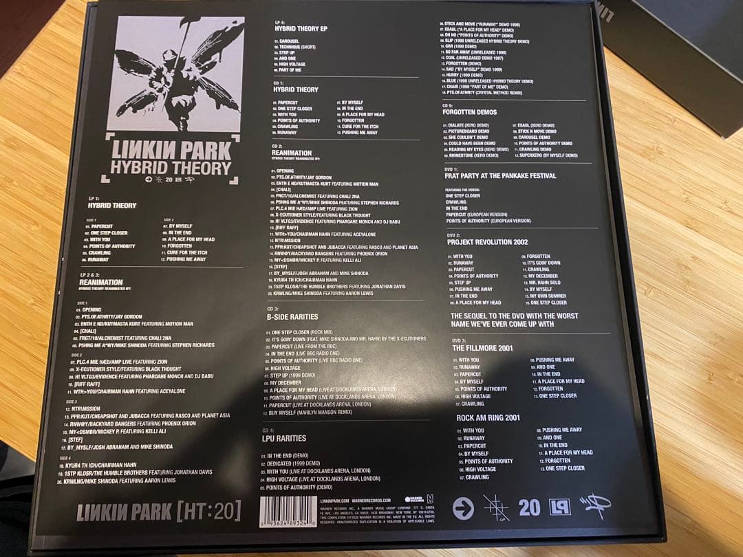 Linkin Park HYBRID THEORY20周年デラックスエディション
