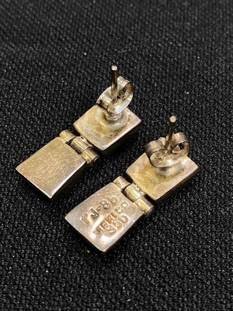 メキシコ シルバー ターコイズ ネックレス・ブレスレット・ピアス ３点セット