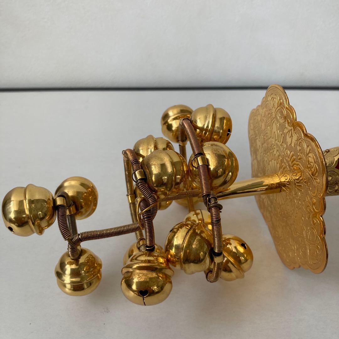 鈴台　神楽鈴（福鈴）　五色の帯