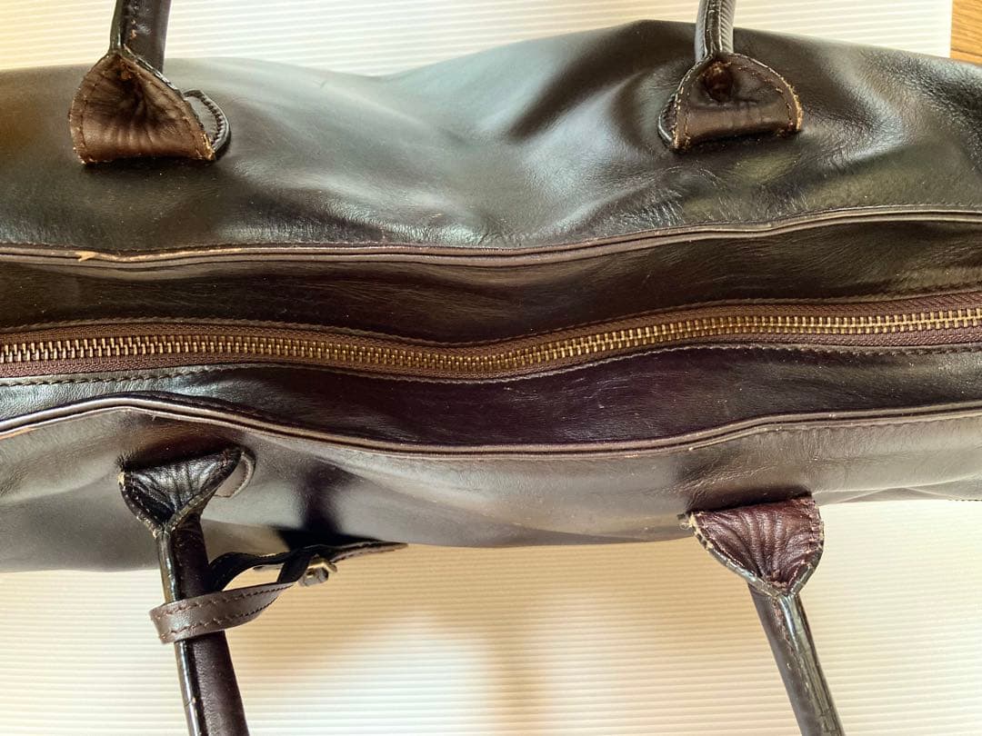 MOTHER HOUSE マザーハウス　本革　バッグ　ダークブラウン