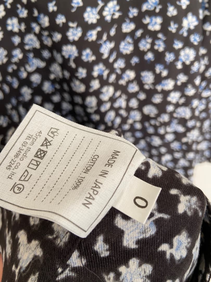 45R フラワープリントワンピース