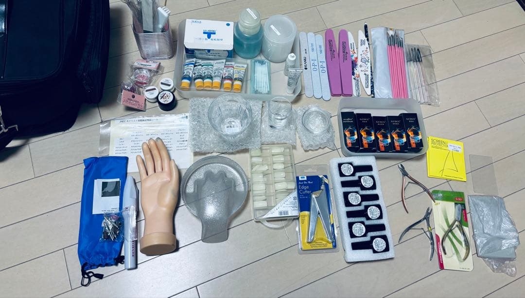 今月中処分！！ネイルアート練習用具セット fourdiamonds ネイルケア