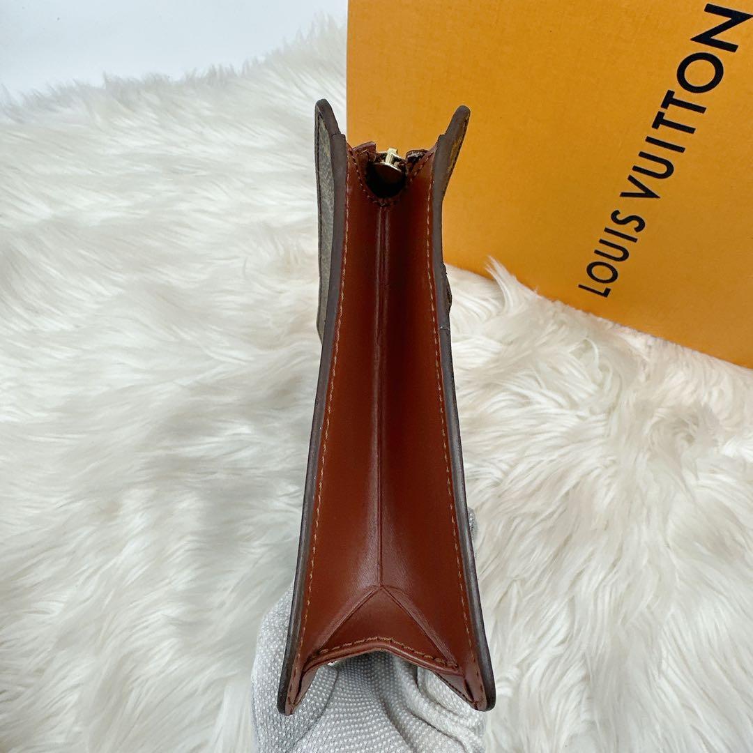 美品　ルイヴィトン　モノグラム　セカンドバッグ　ポシェットオム　TH0942