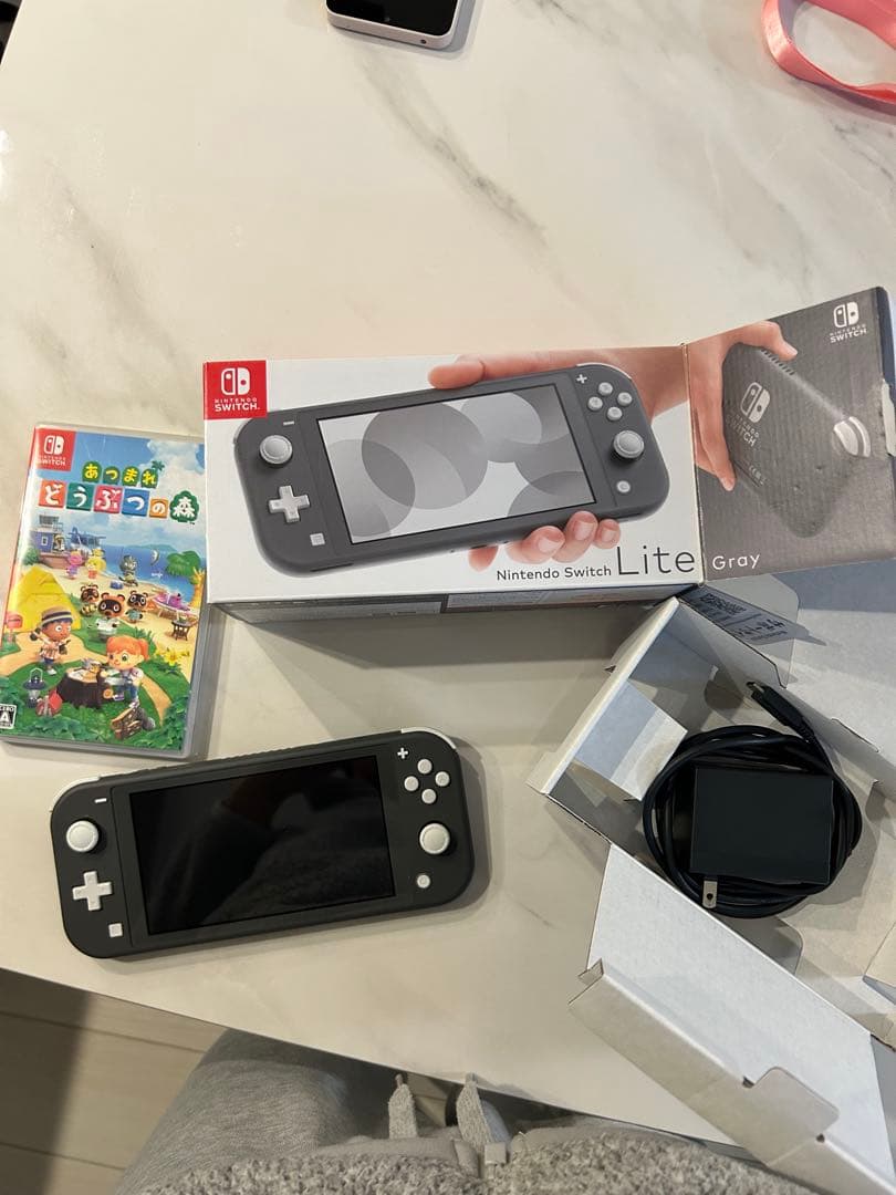 Nintendo Switch Lite Gray 本体 + どうぶつの森