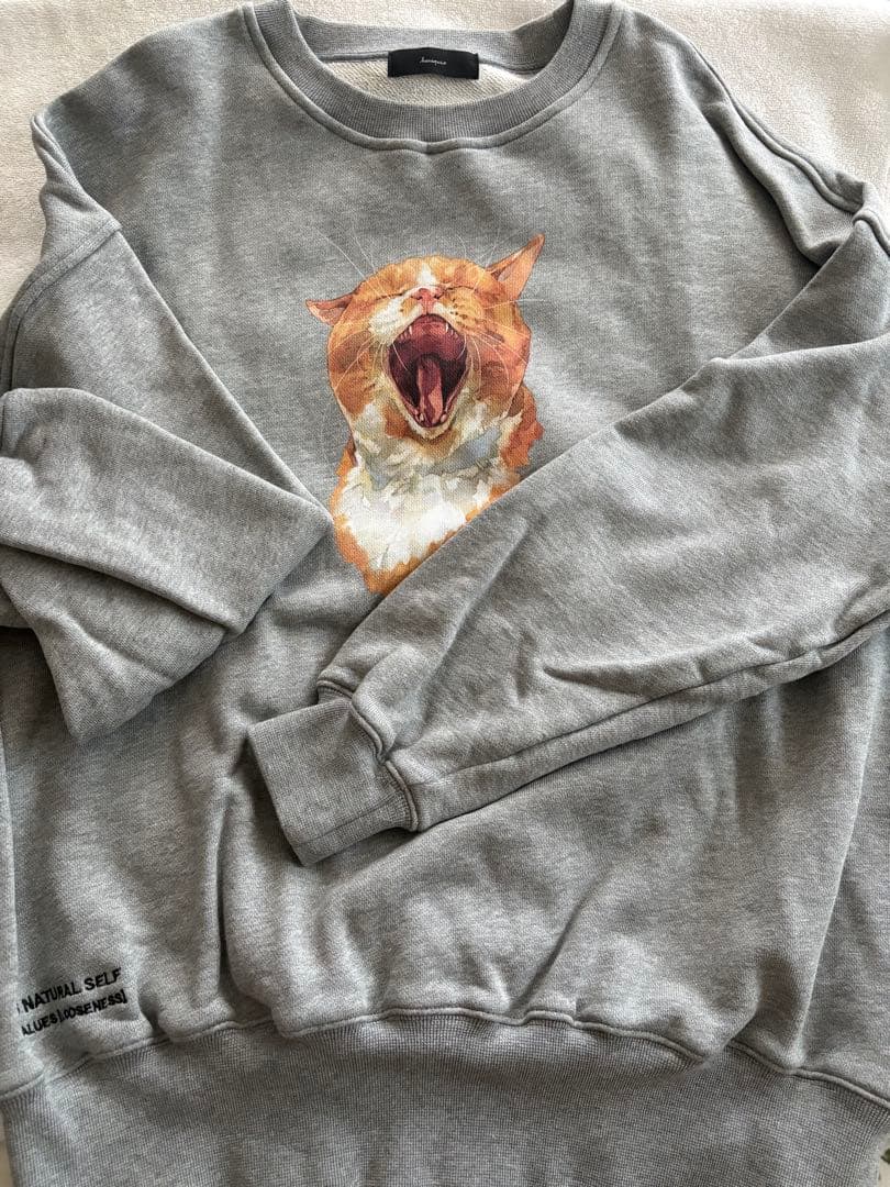 harapeco NekoSweat グレー