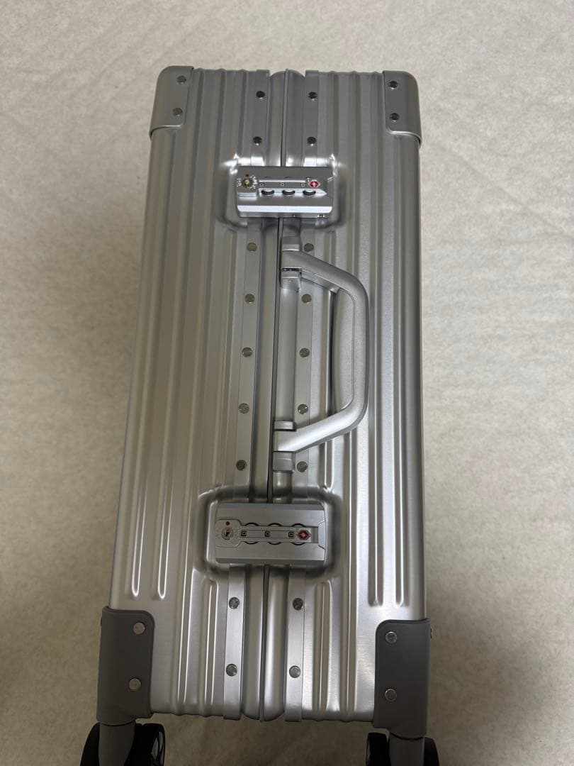 OUNCE アルミニウム製 Sサイズ キャリーケース シルバー ドットオンス