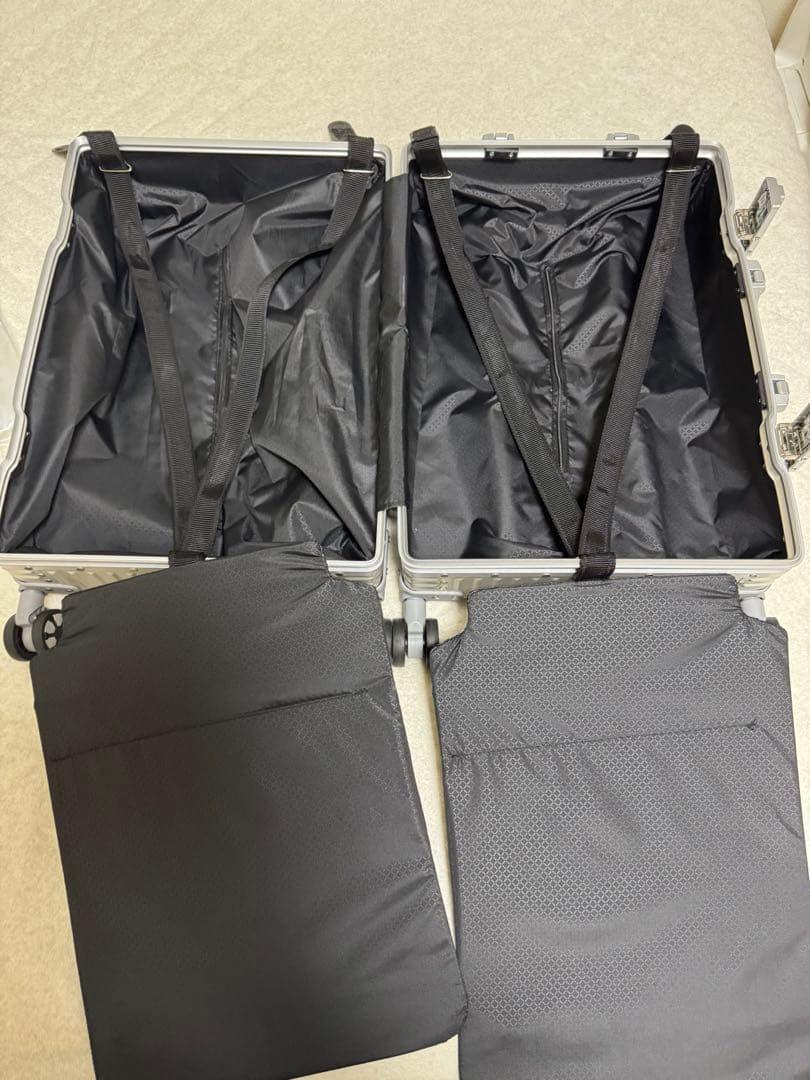 OUNCE アルミニウム製 Sサイズ キャリーケース シルバー ドットオンス