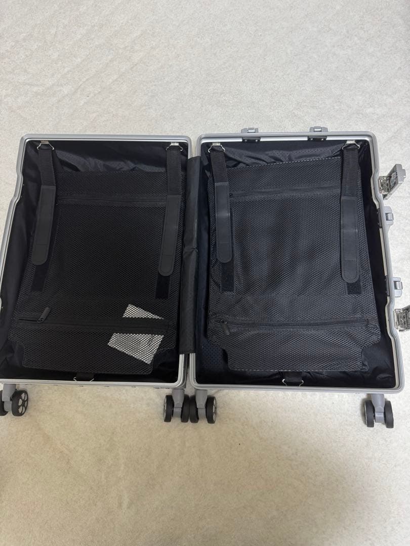 OUNCE アルミニウム製 Sサイズ キャリーケース シルバー ドットオンス