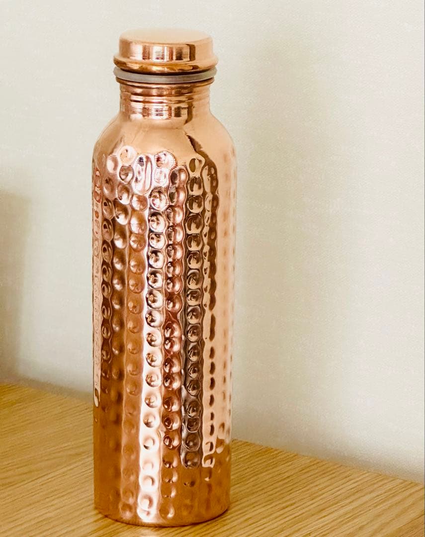 新品　銅製ハンマード水筒 750ml 2本セット