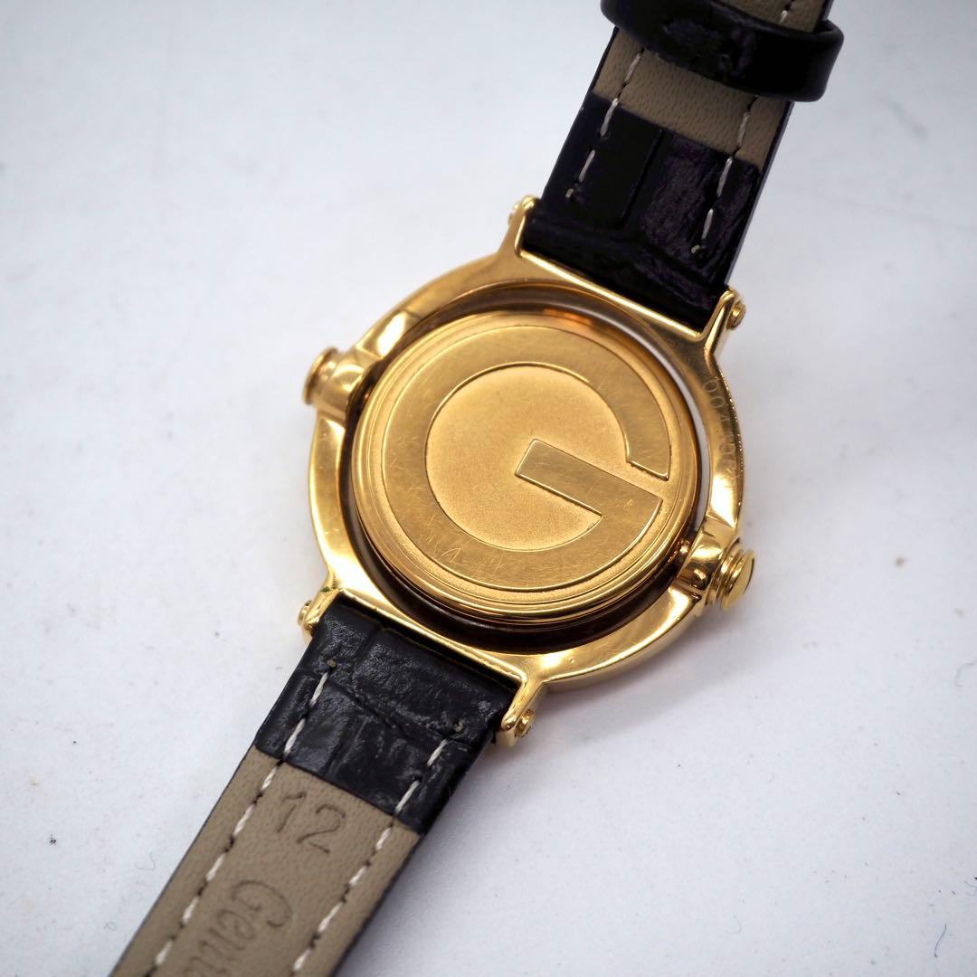 369 稼働 GUCCI レディース 時計 リバーシブル ゴールド　6600L