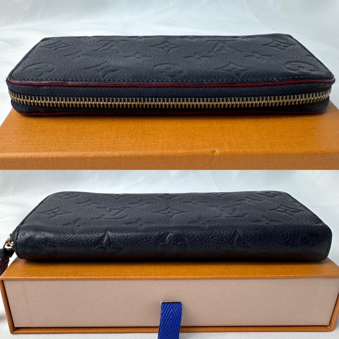 【美品】 ルイヴィトン 長財布 ジッピー クレマンス モノグラムアンプラント