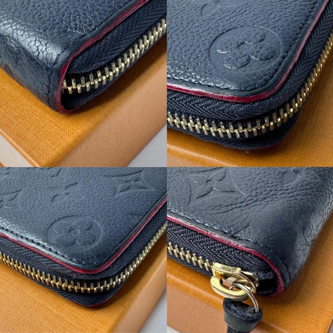 【美品】 ルイヴィトン 長財布 ジッピー クレマンス モノグラムアンプラント