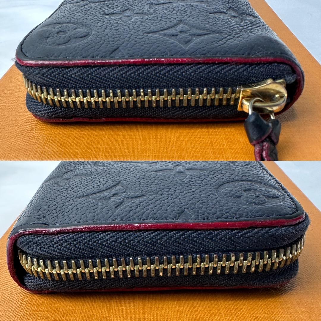 【美品】 ルイヴィトン 長財布 ジッピー クレマンス モノグラムアンプラント