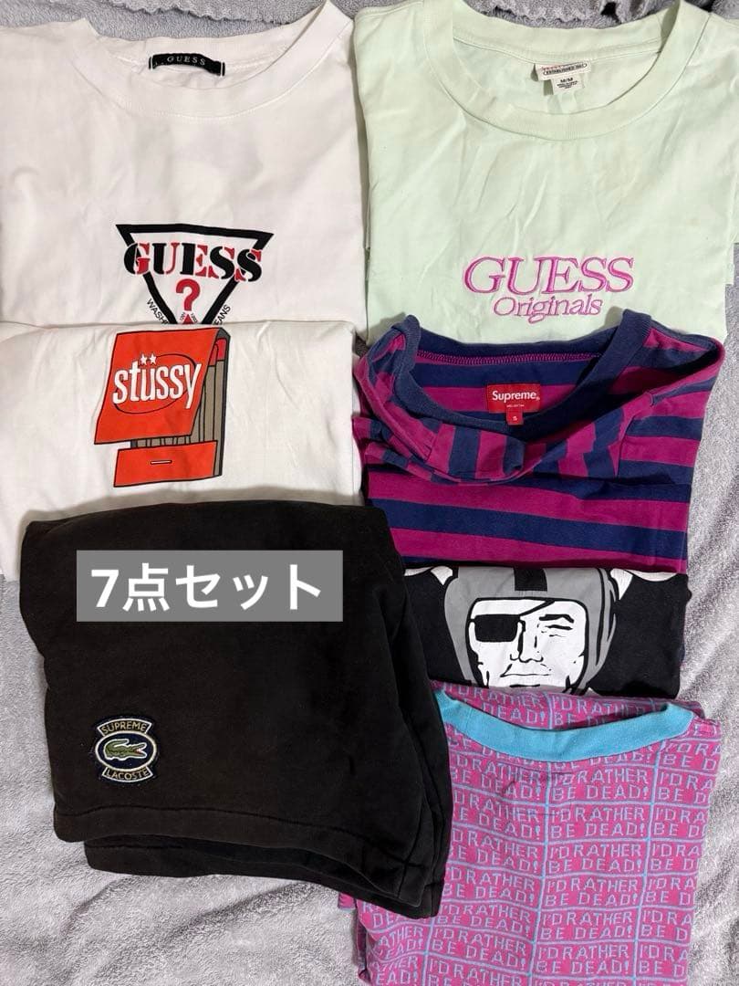 た*し様 GUESS・Supreme・STUSSY Tシャツ(ラコステコラボ半ズ