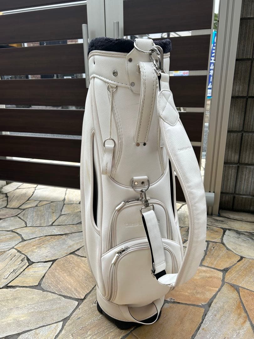 ゴルフ　キャディバック　テスタルテ　TESTARTE 白