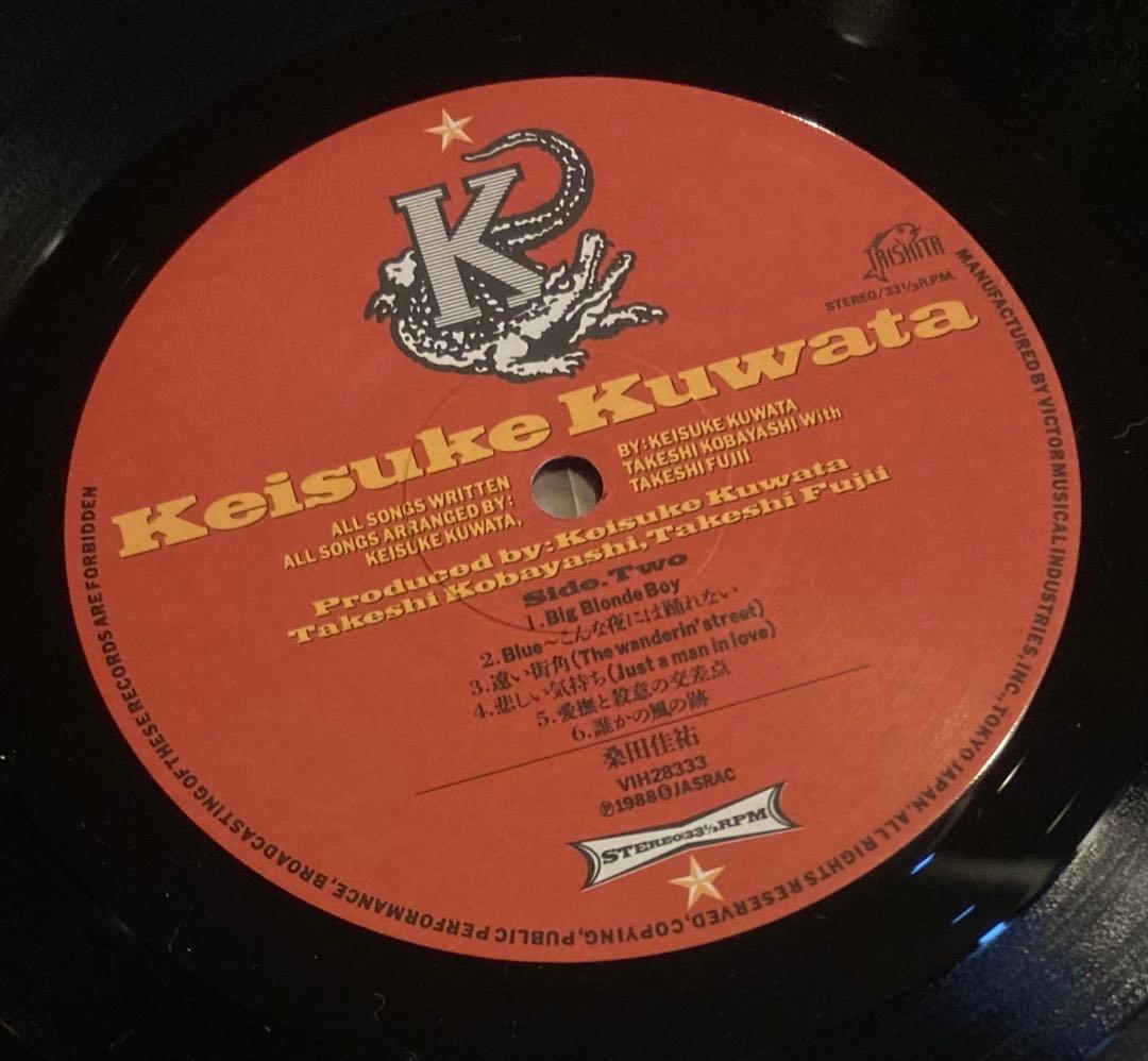 ■桑田佳祐◾️Keisuke Kuwata◾️1LP / 1988 Taishita